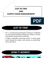 Just in Time AND Supply Chain Management: Athira P V MBA - C Batch