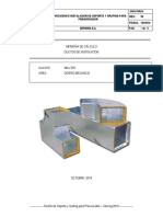 Memoria de Calculo - Ductos de Ventilacion