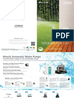 Hitachi Water Pump Catalogue