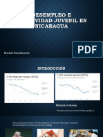 Desempleo e Inactividad Juvenil en Nicaragua