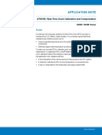 Atmel 42251 RTC Calibration and Compensation AP Note At03155