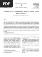 Generation and Use of Standardised Load Spectra and Load-Time Histories-Helix-Felix