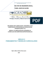 Dossier Unidad II DISEÑO CURRICULAR