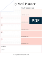 Meal Planning On A Budget Toolkit