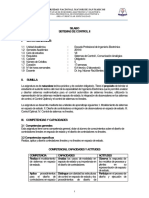 Silabo Sistemas de Control II Unmsm 2019 II Por Competencia