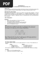 Experiment 1: An Introduction To The Telecoms-Trainer 101 Objective