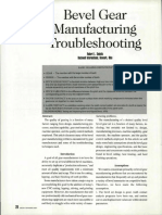 Bevel Gear Manufacturing Troubleshooting: - L., ) Li: I - Iiil - In'