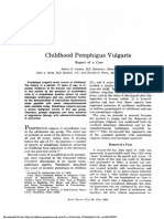 Pemphigus Vulgaris: Childhood