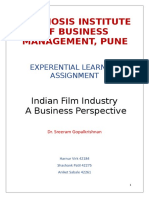 Symbiosis Institute of Business Management, Pune: Indian Film Industry A Business Perspective