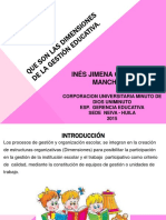 Dimensiones de La Gestión Educativa