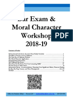 Bar Exam Workshop Packet 2018