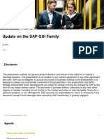 Update in The SAp GUI