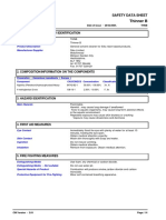 Thinner B MSDS PDF