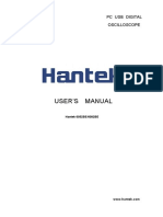 User'S Manual: PC Usb Digital Oscilloscope