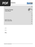 Drawing Package Crown Block: CB-375-7-50-1 3/8 Serial Number:0058