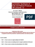 Lecture-Notes Organocatalysis - Cardiff University PDF