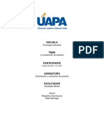 Clasificación y Valoración de Puestos