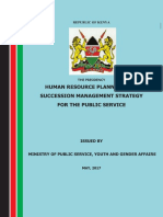 Succession Management Policy - PDF - Kenya