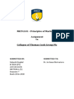 MKTG101 - Principles of Marketing Assignment Collapse of Thomas Cook Group PLC