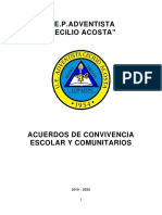 Acuerdos de Convivencia 2019-2020