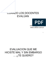 HarfR. Cuando Los Docentes Evalúan - Monte Caseros