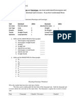 Genotype Phenotype Worksheet