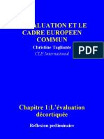 Evaluation Dans Le Cadre Commun