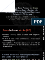 Pretreatment Blood Pressure: Simple Predictor