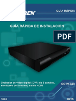 Grabador de Video Digital (DVR) de 8 Canales, Monitoreo Por Internet, Salida HDMI