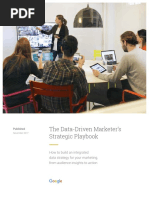 Google Data Driven Marketers Strategic Playbook