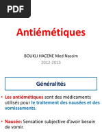 Les Antiémétiques