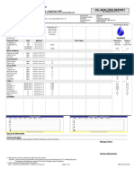 Oil Analysis Report: Test Details