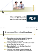 4 Reporting and Analyzing Merchandising Operations