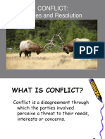 Stages and Resolution of Conflict