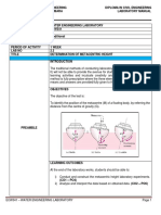 Lab Manual 2.3 - LEVEL 0 - Determination of Metacentric Height