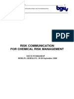 Risk Communication. Chemical Product Risks