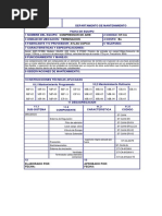 fICHA DE MANTENIMIENTO