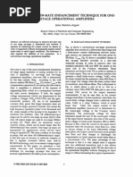 A Novel Slew-Rate Enhancement Technique One-Stage Operational Amplifiers