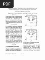 A Simple Technique To Significantly Enhance Slew Rate and Bandwidth of One-Stage Cmos Operational Amplifiers