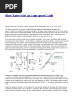 Slew Rate The Op Amp Speed Limit PDF