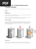 Concepto de Cuantía Balanceada y Cuantía Máxima: Antecedentes