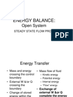 Part 3B - Energy Balance - Open System