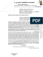 Solicito Reitero Aprobación de Liquidación de Pensiones Devengadas