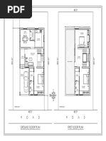 R O A D R O A D Ground Floor Plan First Floor Plan: Bed Room 16'-0"x11'-0"