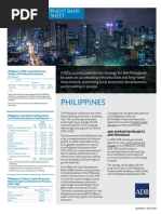 Philippines: Asian Development Bank Member Fact Sheet