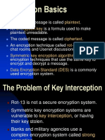 Encryption Basics: Plaintext Encryption Key Ciphertext Rot-13 Symmetric Key Encryption Algorithms