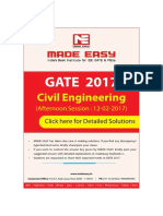 Gate 2017 Civil Engineering Solution Set 02 Made Easy