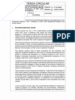 TESDA Circular No. 086-2019 (Implementing Guidelines On The Deployment of Procedures Manual in The Evaluation of PQF Level 5 Programs) 08.13.19 PDF