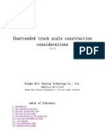 Unattended Truck Scale Construction Considerations