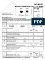 SW2N60DC: N-Channel Enhanced Mode TO-252/TO-251 MOSFET